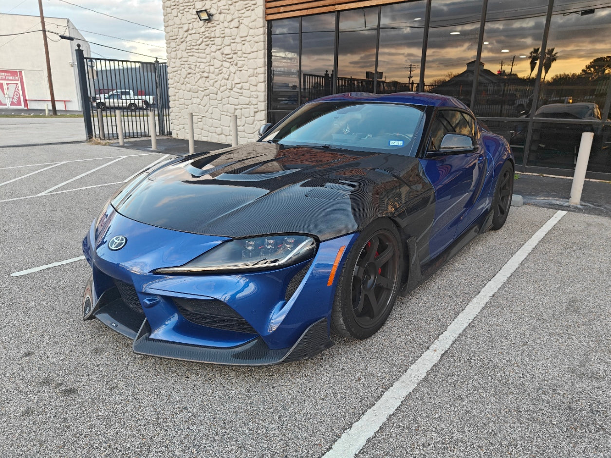 EPR Carbon Fiber Hood Bonnet LB Style for Toyota Supra A90 A91 2020 2021 2022 - Performance SpeedShop