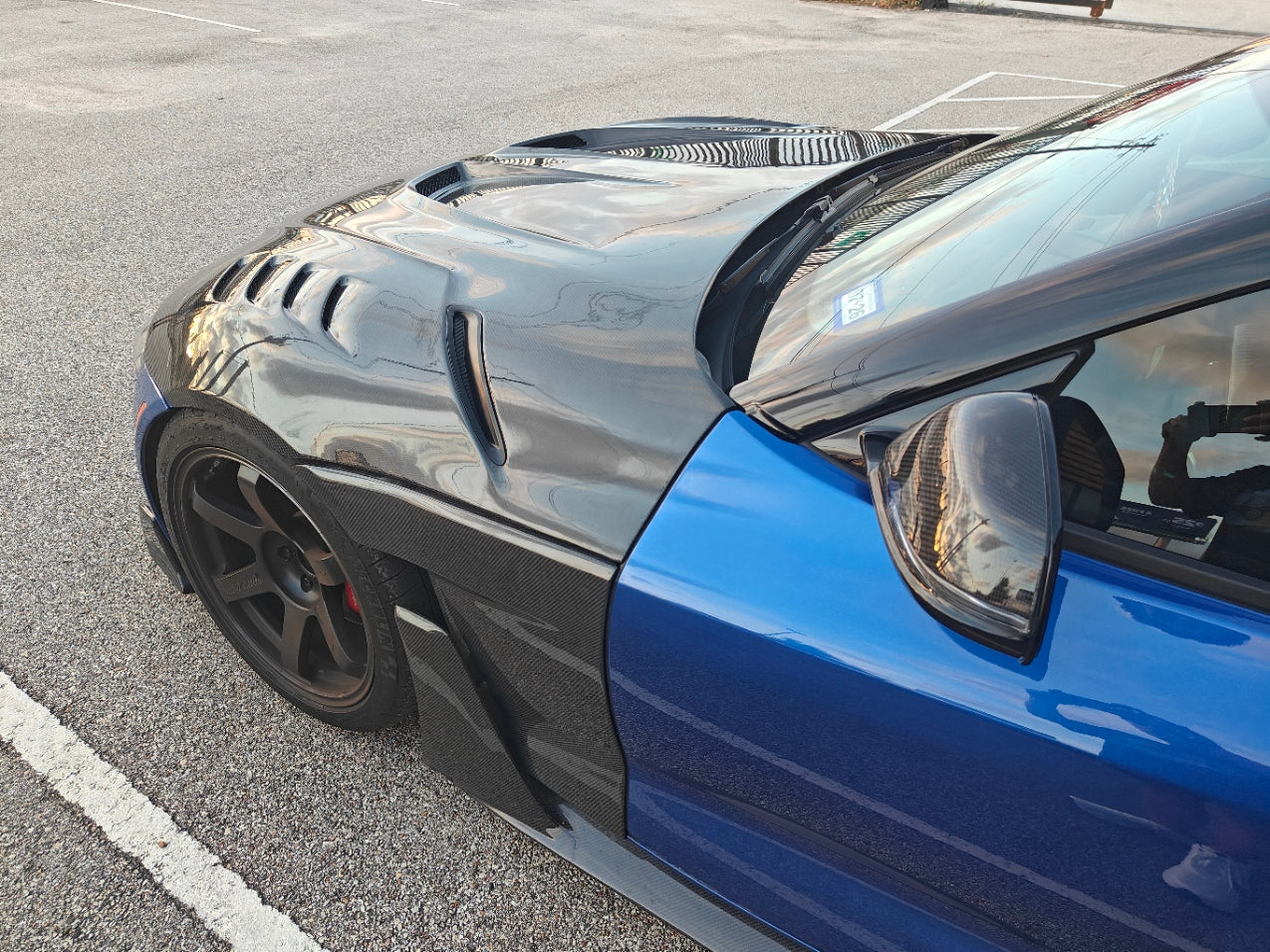 EPR Carbon Fiber Hood Bonnet LB Style for Toyota Supra A90 A91 2020 2021 2022 - Performance SpeedShop