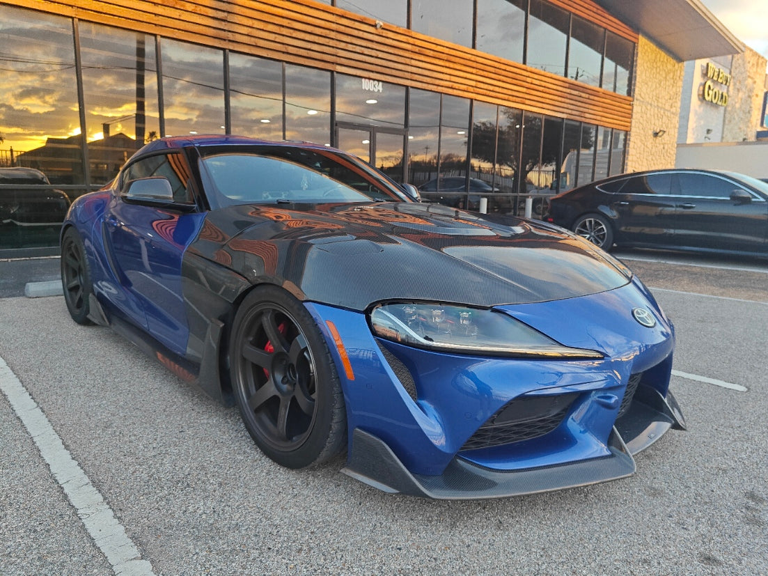 EPR Carbon Fiber Hood Bonnet LB Style for Toyota Supra A90 A91 2020 2021 2022 - Performance SpeedShop