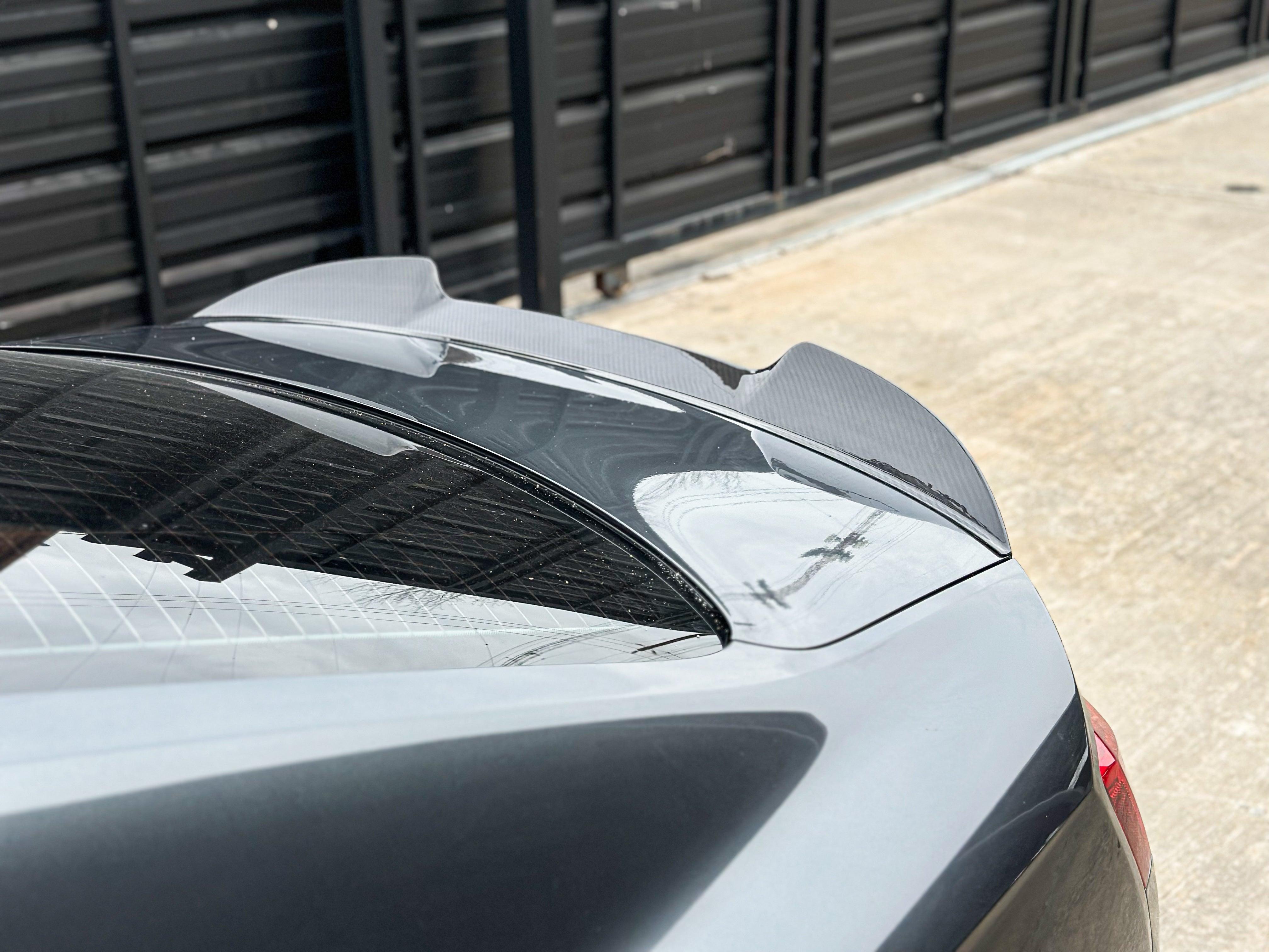 Audi RS5 S5 A5 B9 / B9.5 2017-ON with Aftermarket Parts - Rear Lip Spoiler Pre-preg Carbon Fiber from Karbel Carbon