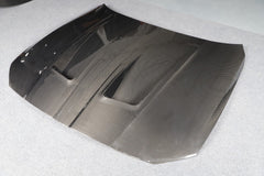 BMW M3 / M3C G80 G81 & M4 / M4C G82 G83 2021 2022 2023 2024 with Aftermarket Parts - Hood Bonnet Double-sided Pre-preg Carbon Fiber from TAKD Carbon