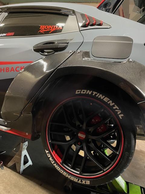 Robot Craftsman Widebody Wheel Arches Fender Flares for Honda Civic 10th Gen FC1/2/5/6 FK7 Carbon Fiber/FRP