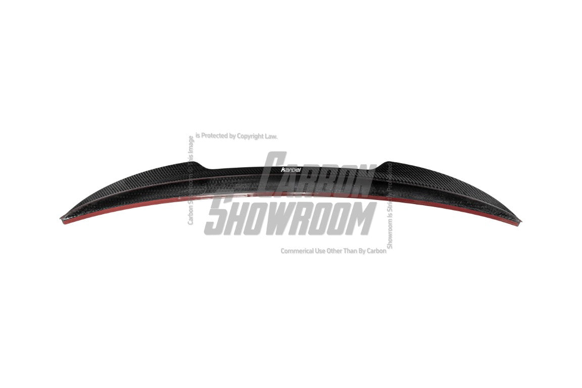 Audi RS3 S3 A3 8V/8V.5 2014 2015 2016 2017 2018 2019 2020 with Aftermarket Parts - Rear Spoiler Pre-preg Carbon Fiber from Karbel Carbon