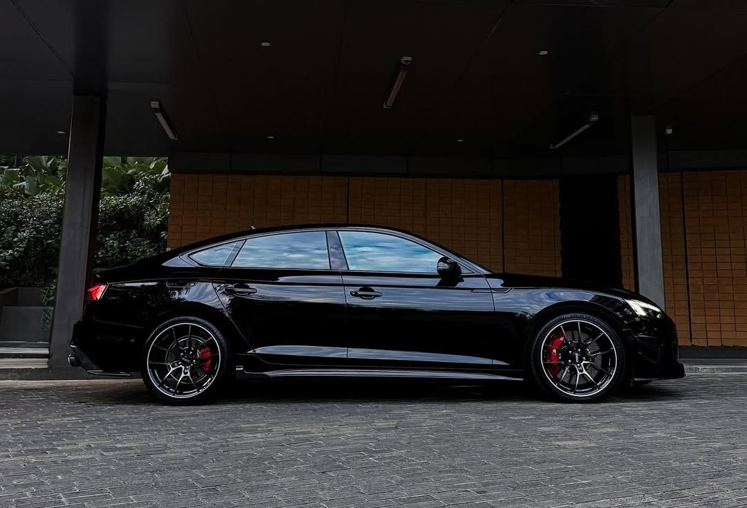 Audi S5 A5 B9.5 2020 2021 2022 2023 2024 Early 2025 With Aftermarket Parts - Side Skirts Extensions Dry Pre-preg Carbon Fiber from Karbel Carbon