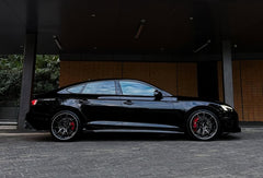 Audi S5 A5 B9.5 2020 2021 2022 2023 2024 Early 2025 With Aftermarket Parts - Side Skirts Extensions Dry Pre-preg Carbon Fiber from Karbel Carbon