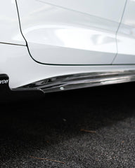 Audi S5 A5 B9.5 2020 2021 2022 2023 2024 Early 2025 With Aftermarket Parts - Side Skirts Extensions Dry Pre-preg Carbon Fiber from Karbel Carbon
