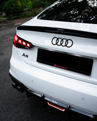 Audi S5 A5 (with s-line bumper, does not base model) B9.5 2020 2021 2022 2023 2024 with Aftermarket Parts - Rear Diffuser Pre-preg Carbon Fiber from Karbel Carbon