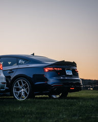 Audi S5 A5 (with s-line bumper, does not base model) B9.5 2020 2021 2022 2023 2024 with Aftermarket Parts - Rear Diffuser Pre-preg Carbon Fiber from Karbel Carbon