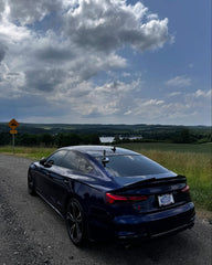 Audi S5 A5 (with s-line bumper, does not base model) B9.5 2020 2021 2022 2023 2024 with Aftermarket Parts - Rear Diffuser Pre-preg Carbon Fiber from Karbel Carbon