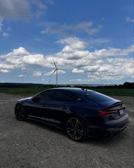 Audi S5 A5 (with s-line bumper, does not base model) B9.5 2020 2021 2022 2023 2024 with Aftermarket Parts - Rear Diffuser Pre-preg Carbon Fiber from Karbel Carbon