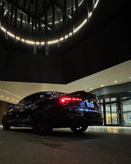 Audi S5 A5 (with s-line bumper, does not base model) B9.5 2020 2021 2022 2023 2024 with Aftermarket Parts - Rear Diffuser Pre-preg Carbon Fiber from Karbel Carbon
