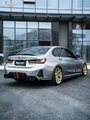 BMW 3 Series 330i M340i G20 G21 (Fits both Pre-LCI & LCI) 2019-ON with Aftermarket Parts - Side Skirts Pre-preg Carbon Fiber from Karbel Carbon