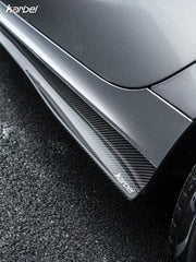 BMW 3 Series 330i M340i G20 G21 (Fits both Pre-LCI & LCI) 2019-ON with Aftermarket Parts - Side Skirts Pre-preg Carbon Fiber from Karbel Carbon