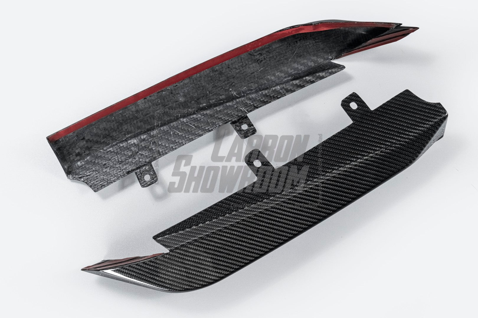 BMW 3 Series 330i (with M-package bumper, does not fit base model) M340i G20 G21 LCI 2023 2024 with Aftermarket Parts - V2 Style Diffuser & Canards Pre-preg Carbon Fiber from Karbel Carbon