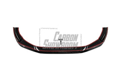 BMW X3M X3MC F97 Pre-LCI 2019 2020 2021 & X4M X4MC F98 Pre-LCI 2019 2020 2021 with Aftermarket Parts - Front Lip Pre-preg Carbon Fiber from Karbel Carbon