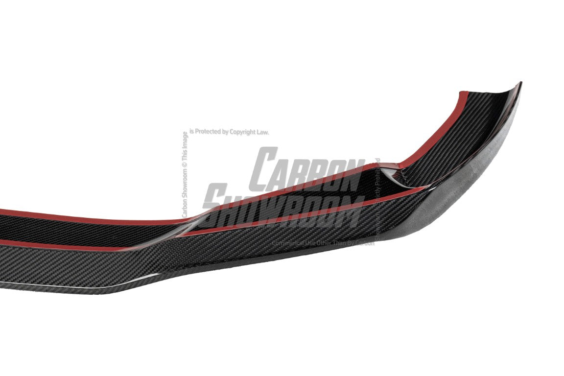 BMW X3M X3MC F97 LCI 2022-ON & X4M X4MC F98 LCI 2022-ON with Aftermarket Parts - Front Lip Pre-preg Carbon Fiber from Karbel Carbon