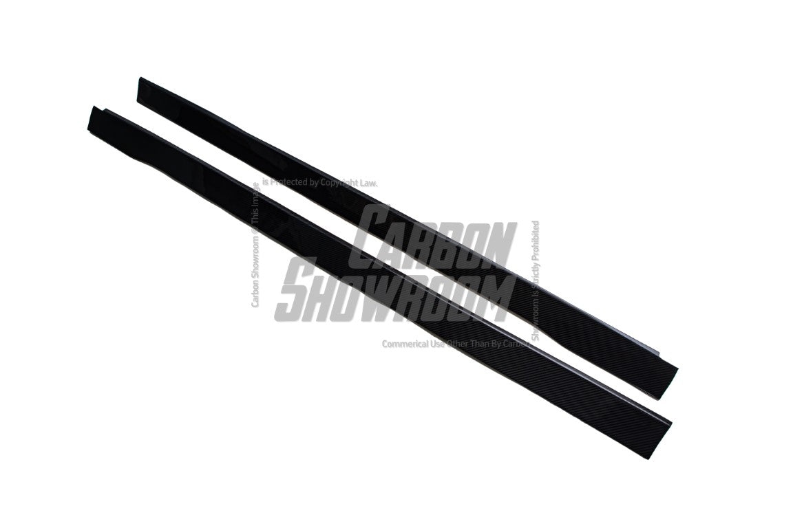 BMW X3 X3M X3MC G01 F97 (Fits Both Pre-LCI & LCI) 2019-ON & X4 X4M X4MC G02 F98 (Fits Both Pre-LCI & LCI) 2019-ON with Aftermarket Parts - Side Skirts Pre-preg Carbon Fiber from Karbel Carbon