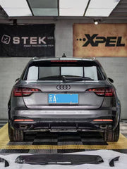 Audi A4 Allroad B9 / B9.5 2017 2018 2019 2020 2021 2022 2023 2024 with Aftermarket Parts - Rear Roof Spoiler Pre-preg Carbon Fiber from Karbel Carbon