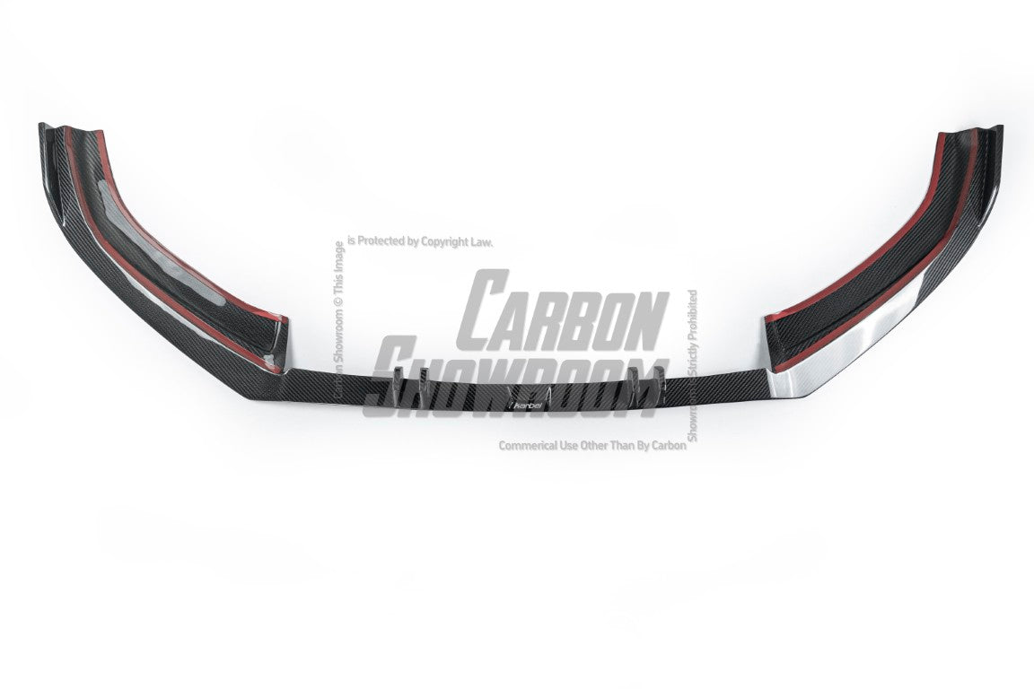 Audi A4 allroad B9 2017 2018 2019 with Aftermarket Parts - Front Lip Pre-preg Carbon Fiber from Karbel Carbon
