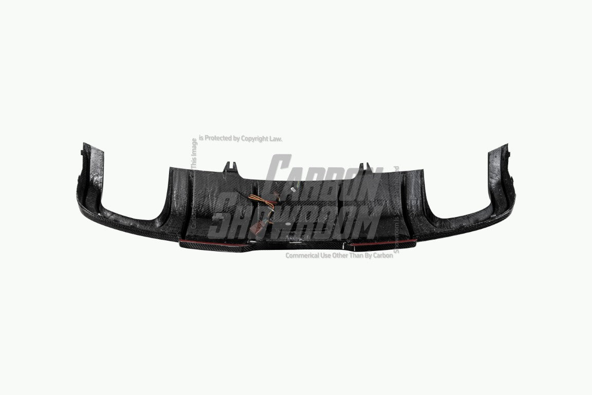 Audi A4 allroad B9 2017 2018 2019 with Aftermarket Parts - Rear Diffuser Pre-preg Carbon Fiber from Karbel Carbon