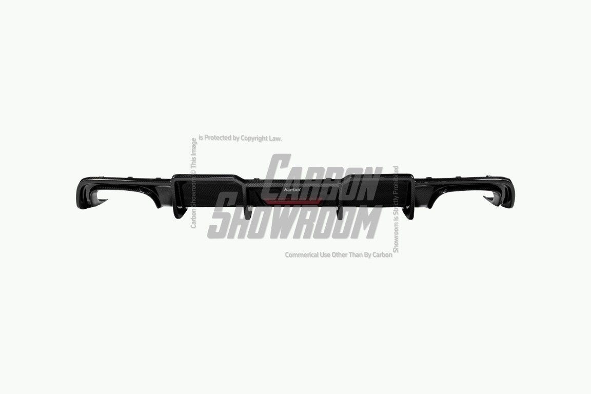 Audi A4 allroad B9 2017 2018 2019 with Aftermarket Parts - Rear Diffuser Pre-preg Carbon Fiber from Karbel Carbon