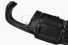 Audi A4 allroad B9 2017 2018 2019 with Aftermarket Parts - Rear Diffuser Pre-preg Carbon Fiber from Karbel Carbon