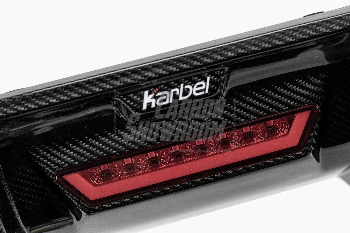 Audi A4 allroad B9 2017 2018 2019 with Aftermarket Parts - Rear Diffuser Pre-preg Carbon Fiber from Karbel Carbon