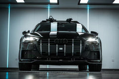 Audi A6 Allroad C8 2020-ON with Aftermarket Parts - Upper Front Lip Pre-preg Carbon Fiber from Karbel Carbon