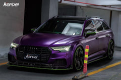 Audi A6 Allroad C8 2020-2022 With Aftermarket Parts - Side Skirts Pre-preg Carbon Fiber from Karbel Carbon