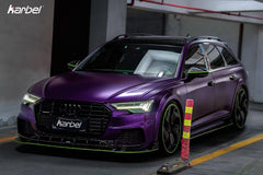 Audi A6 Allroad C8 2020-2022 With Aftermarket Parts - Side Skirts Pre-preg Carbon Fiber from Karbel Carbon