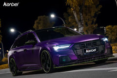 Audi A6 Allroad C8 2020-ON with Aftermarket Parts - V2 Style Front Lip Pre-preg Carbon Fiber from Karbel Carbon