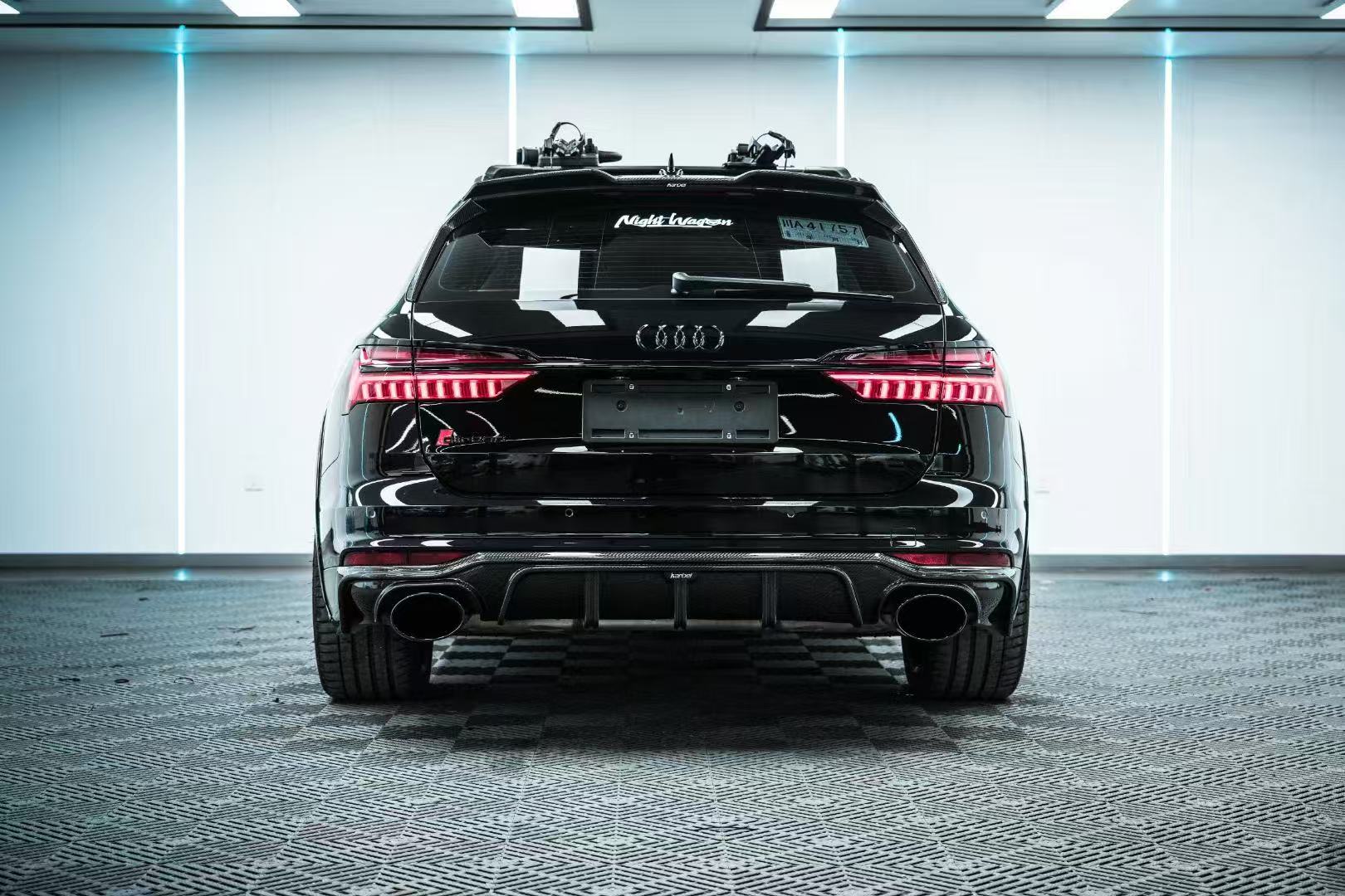 Audi A6 Allroad C8 2020-ON with Aftermarket Parts - V1 Rear Diffuser Pre-preg Carbon Fiber from Karbel Carbon