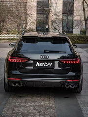 Audi A6 Allroad C8 2020-ON with Aftermarket Parts - V1 Rear Diffuser Pre-preg Carbon Fiber from Karbel Carbon