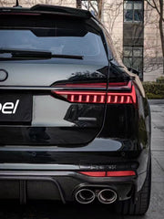 Audi A6 Allroad C8 2020-ON with Aftermarket Parts - V1 Style Rear Roof Spoiler Pre-preg Carbon Fiber from Karbel Carbon