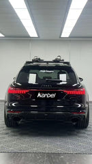 Audi A6 Allroad C8 2020-ON with Aftermarket Parts - V1 Style Rear Roof Spoiler Pre-preg Carbon Fiber from Karbel Carbon