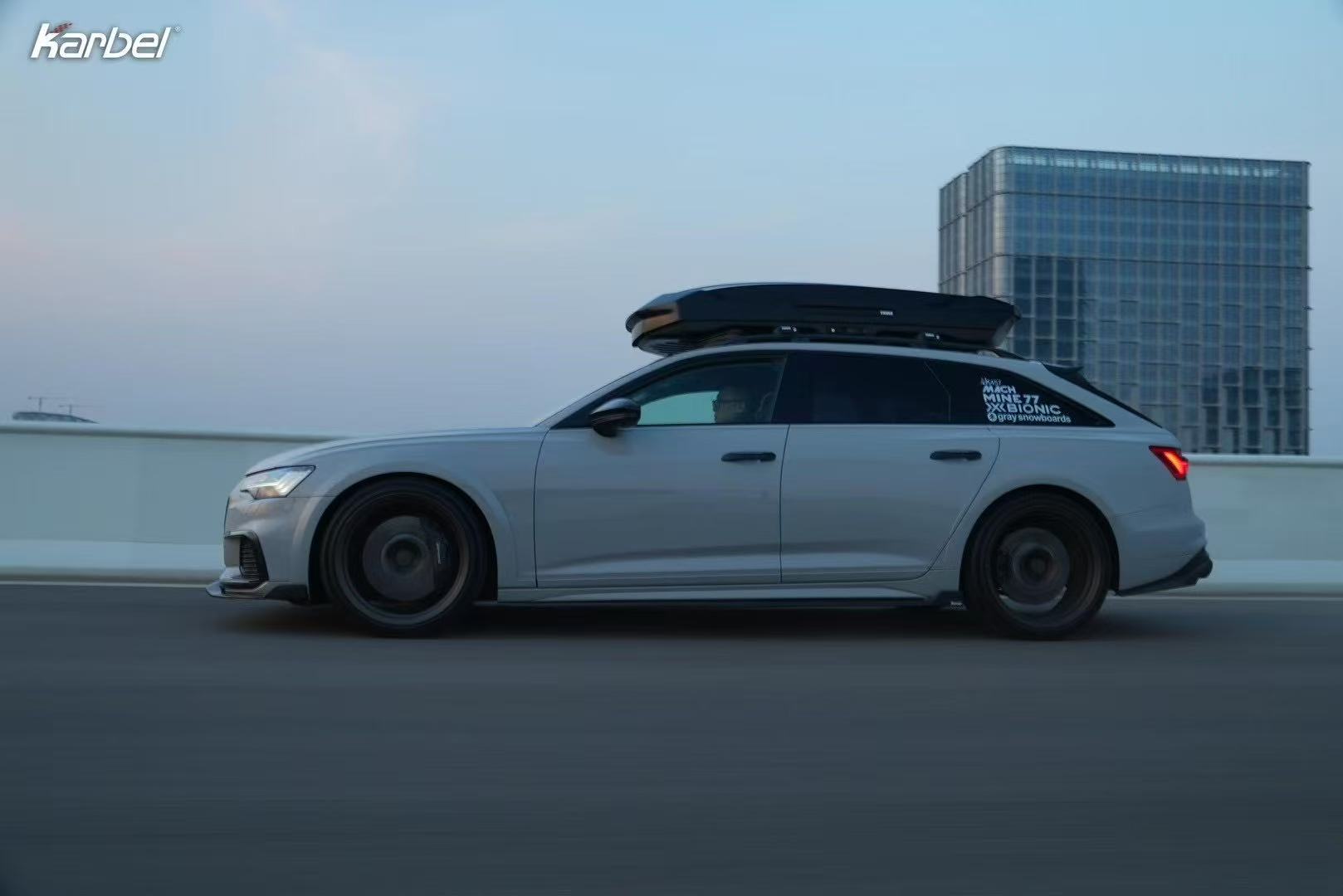 Karbel Carbon Carbon Fiber Side Skirts For Audi A6 Allroad C8 2020-ON - Performance SpeedShop