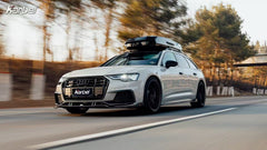 Audi A6 Allroad C8 2020-ON with Aftermarket Parts - Upper Front Lip Pre-preg Carbon Fiber from Karbel Carbon