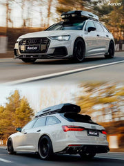 Audi A6 Allroad C8 2020-ON with Aftermarket Parts - Upper Front Lip Pre-preg Carbon Fiber from Karbel Carbon