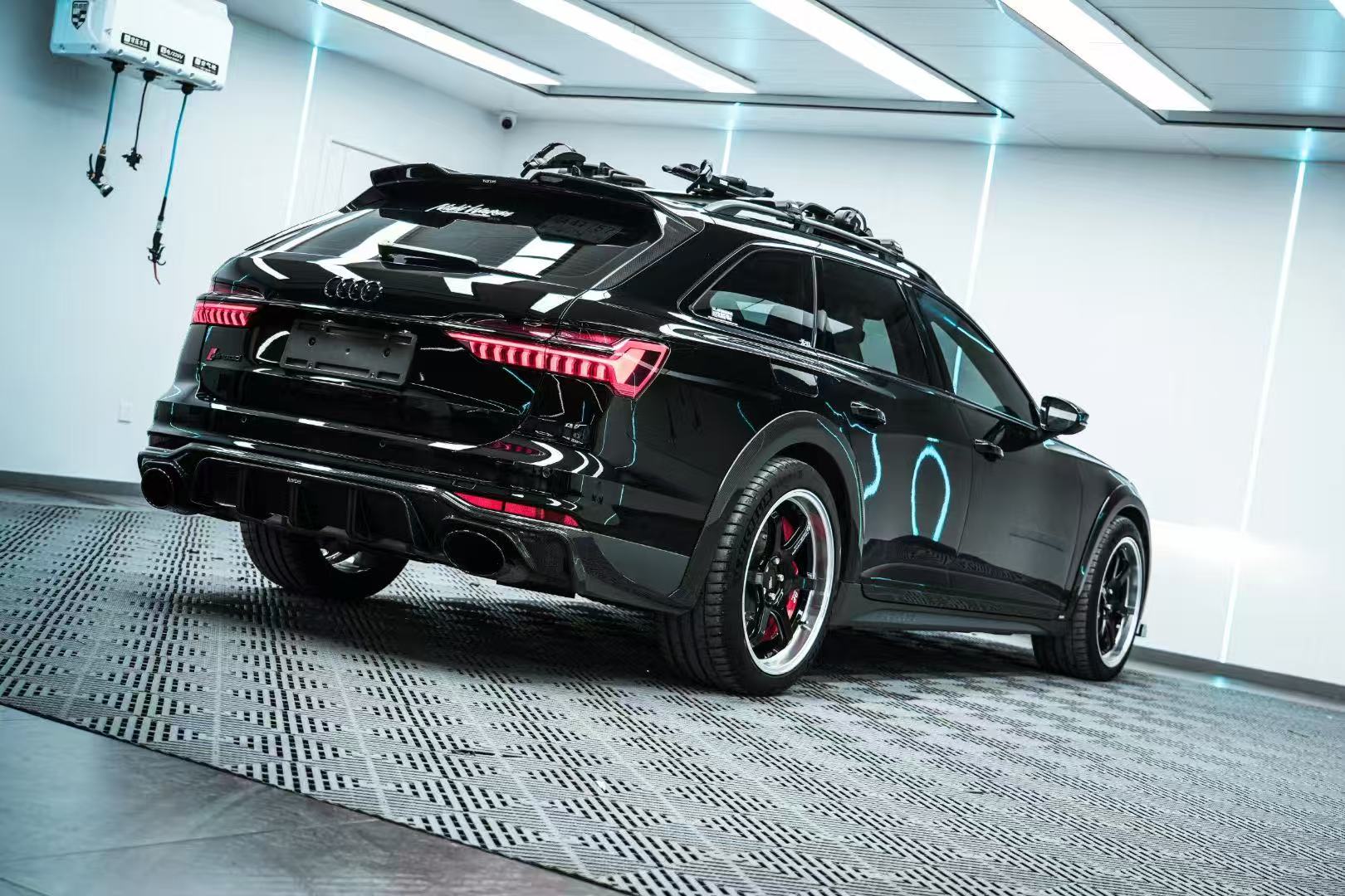 Audi A6 Allroad C8 2020-ON with Aftermarket Parts - Wheel Arches Pre-preg Carbon Fiber from Karbel Carbon