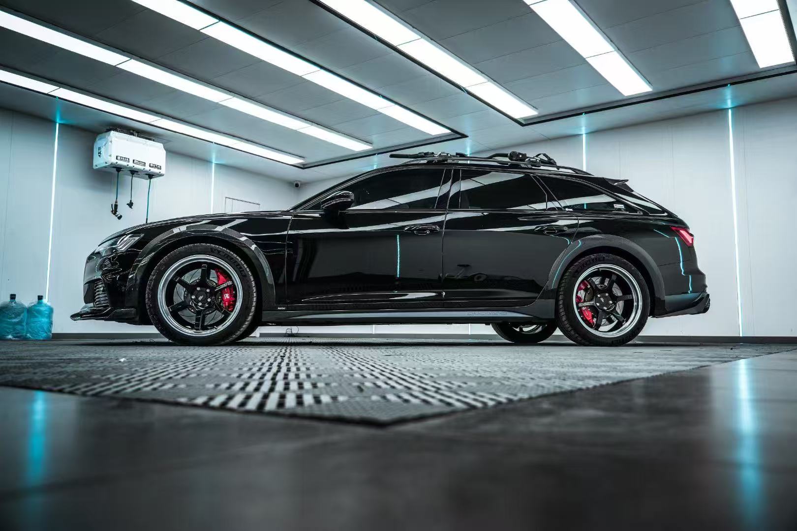 Audi A6 Allroad C8 2020-ON with Aftermarket Parts - Wheel Arches Pre-preg Carbon Fiber from Karbel Carbon