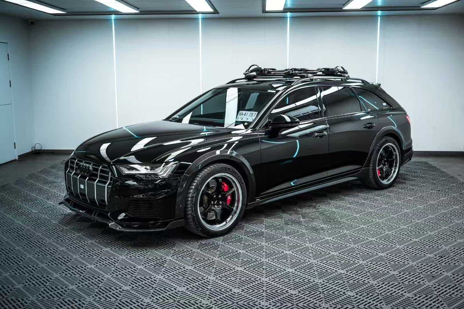 Audi A6 Allroad C8 2020-ON with Aftermarket Parts - Wheel Arches Pre-preg Carbon Fiber from Karbel Carbon