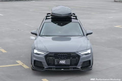 Audi A6 Allroad C8 2020-ON with Aftermarket Parts - V1 Front Lip Pre-preg Carbon Fiber from Karbel Carbon