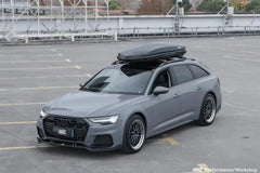 Audi A6 Allroad C8 2020-ON with Aftermarket Parts - V1 Front Lip Pre-preg Carbon Fiber from Karbel Carbon