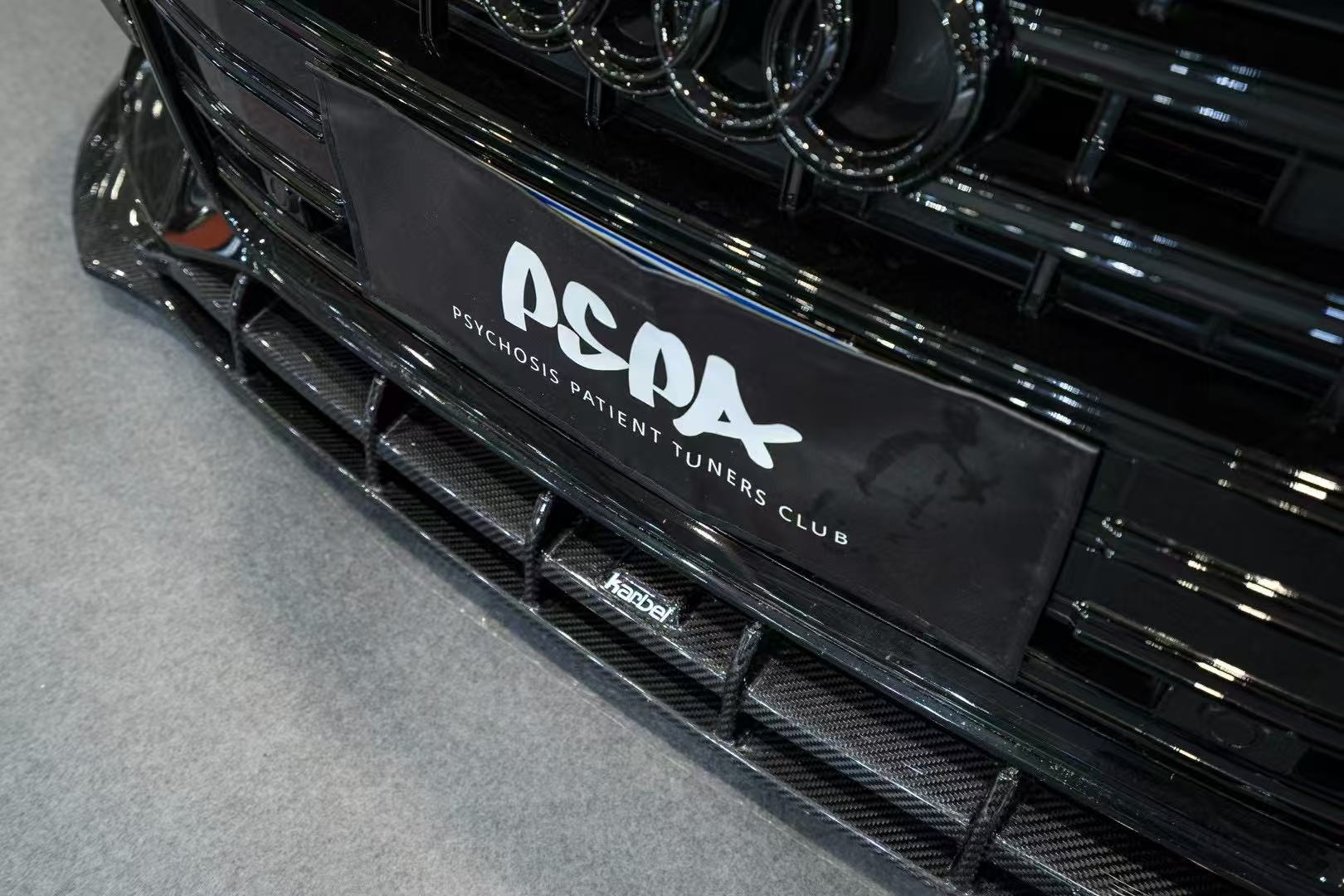 Audi A6 Allroad C8 2020-ON with Aftermarket Parts - V2 Style Pre-preg Carbon Fiber Front Lip from Karbel Carbon