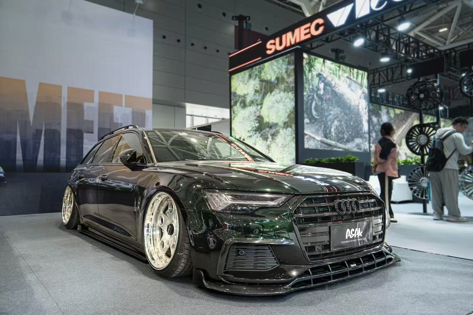 Audi A6 Allroad C8 2020-ON with Aftermarket Parts - V2 Style Pre-preg Carbon Fiber Front Lip from Karbel Carbon