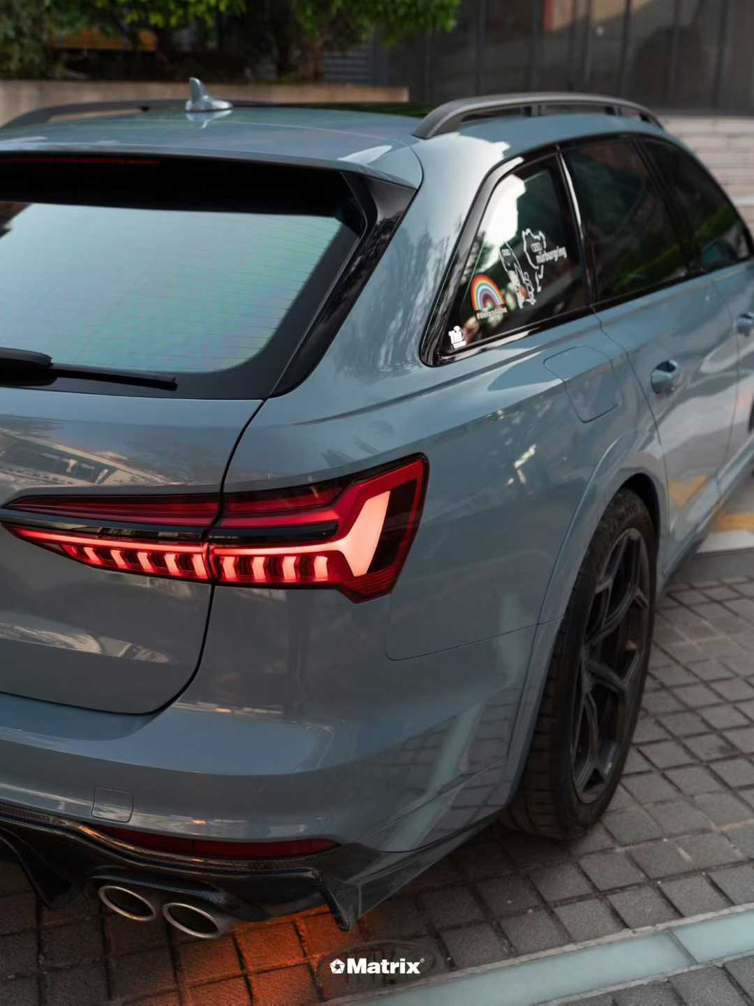 Audi A6 Allroad C8 2020-ON with Aftermarket Parts - V1 Rear Diffuser Pre-preg Carbon Fiber from Karbel Carbon