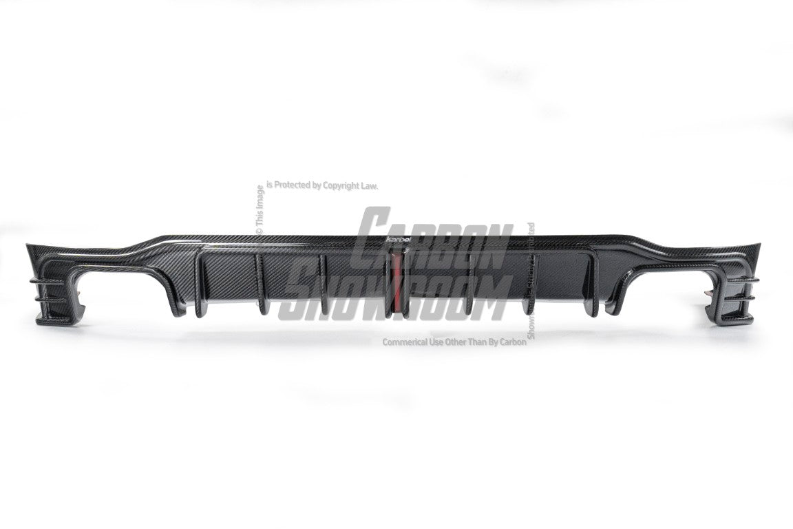 Audi A6 Allroad C8 2020-ON with Aftermarket Parts - V2 Style Rear Diffuser Pre-preg Carbon Fiber from Karbel Carbon