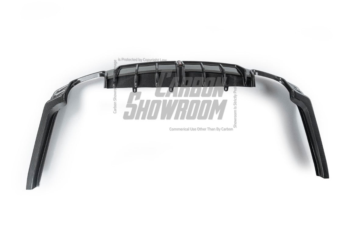 Audi A6 Allroad C8 2020-ON with Aftermarket Parts - V2 Style Rear Diffuser Pre-preg Carbon Fiber from Karbel Carbon