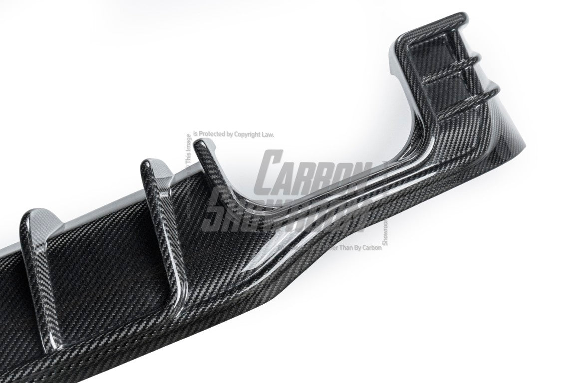 Audi A6 Allroad C8 2020-ON with Aftermarket Parts - V2 Style Rear Diffuser Pre-preg Carbon Fiber from Karbel Carbon