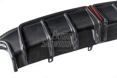 Audi A6 Allroad C8 2020-ON with Aftermarket Parts - V2 Style Rear Diffuser Pre-preg Carbon Fiber from Karbel Carbon